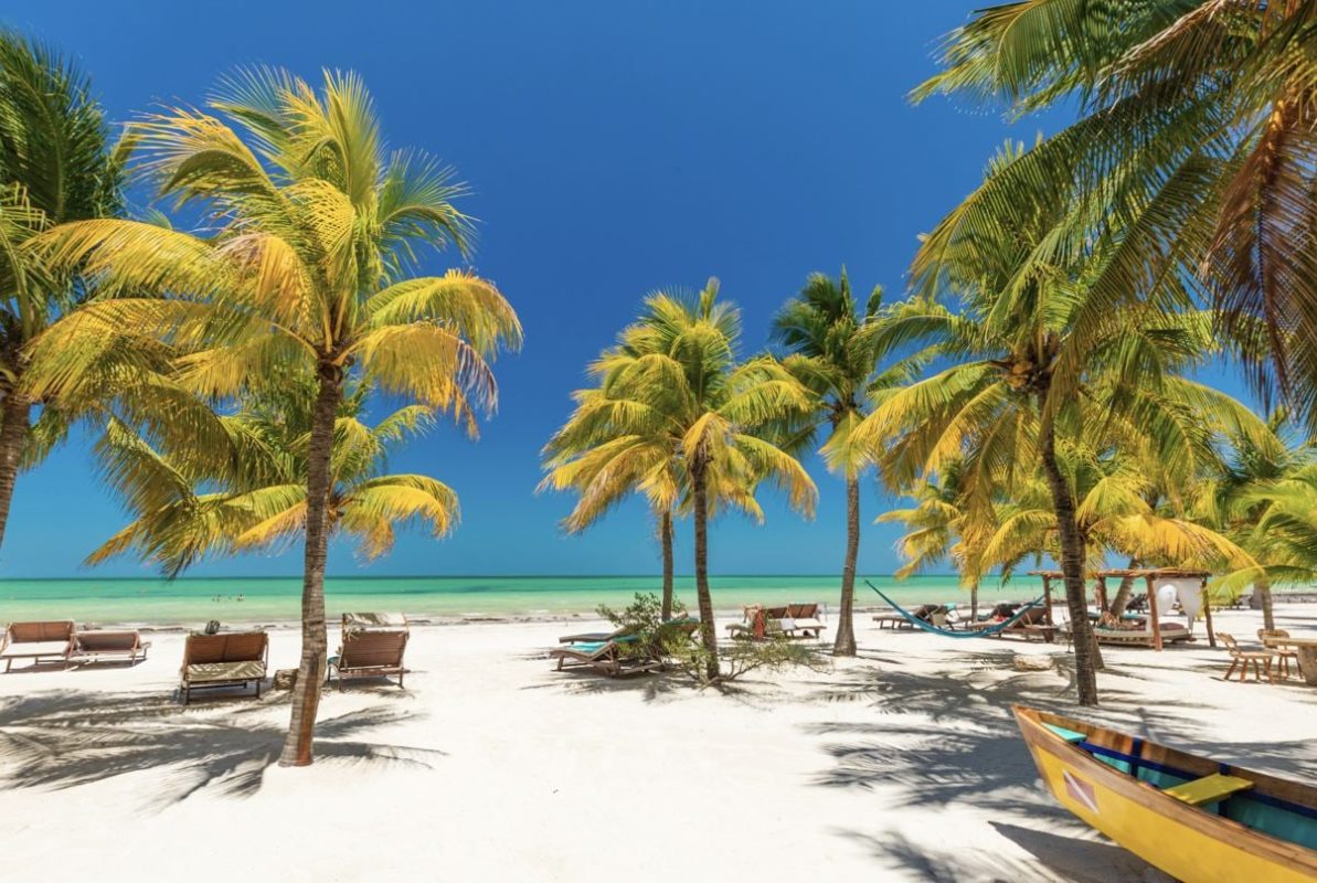 White Sand beach on Isla Holbox